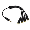 Custom Top Quality Video Audio 3.5mm Male to Female Audio Cable